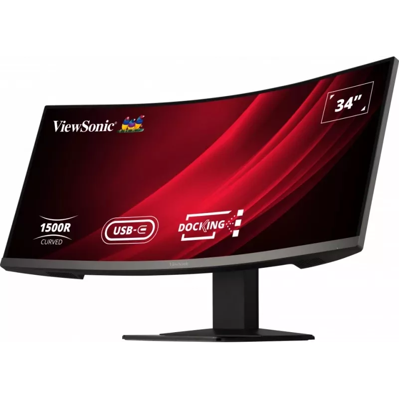 ViewSonic VG3419C 34 collu izliekts monitors, UWQHD, 3440x1440, 120Hz, USB-C, KVM