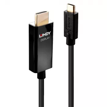 Lindy 1m USB-C uz HDMI 4K60 adaptera kabelis ar HDR