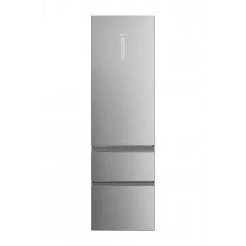 Haier 3D 60 Serie 5 HTW5620DNMG Brīvstāvošs ledusskapis 414 L Sudrabs