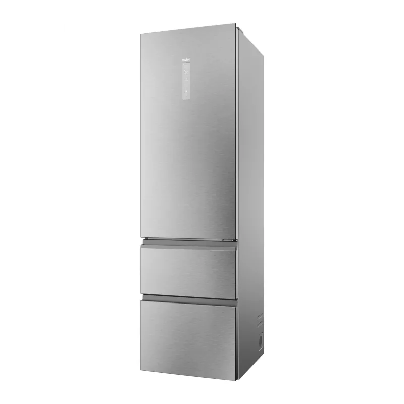 Haier 3D 60 Serie 5 HTW5620DNMG Brīvstāvošs ledusskapis 414 L Sudrabs