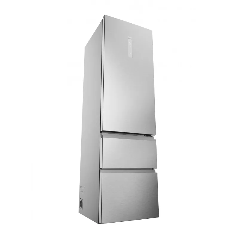 Haier 3D 60 Serie 5 HTW5620DNMG Brīvstāvošs ledusskapis 414 L Sudrabs