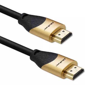 HDMI kabelis QOLTEC 50354 1 m — HDMI A uz A, 48 Gbit/s, 7680×4320, 240 Hz, 30AWG, PVC apvalks, melns
