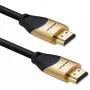 HDMI kabelis QOLTEC 50354 1 m — HDMI A uz A, 48 Gbit/s, 7680×4320, 240 Hz, 30AWG, PVC apvalks, melns