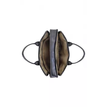 dbramante1928 Kronborg 16 inch portfelis melnā krāsā