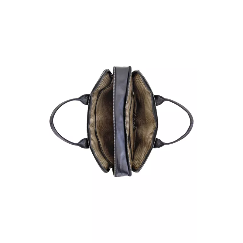 dbramante1928 Kronborg 16 inch portfelis melnā krāsā