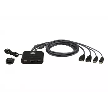 ATEN CS22HF 2-Port USB FHD HDMI KVM Slēdzis