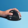 R-Go Tools ergonomiskā pele R-Go HE Break ar pārtraukuma programmatūru, liela (rokas izmērs ≥ 185 mm), kreilim, Bluetooth, melna