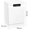Gorenje GS642E90W Brīvstāvoša trauku mazgājamā mašīna, 13 komplekti