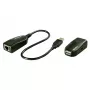 Lindy 50m USB 2.0 Cat.6 pagarinātājs, tīkla raidītājs un uztvērējs, 50 m, 480 Mbit/s, Cat5, Cat5e, Cat6, LG-8311, Melns