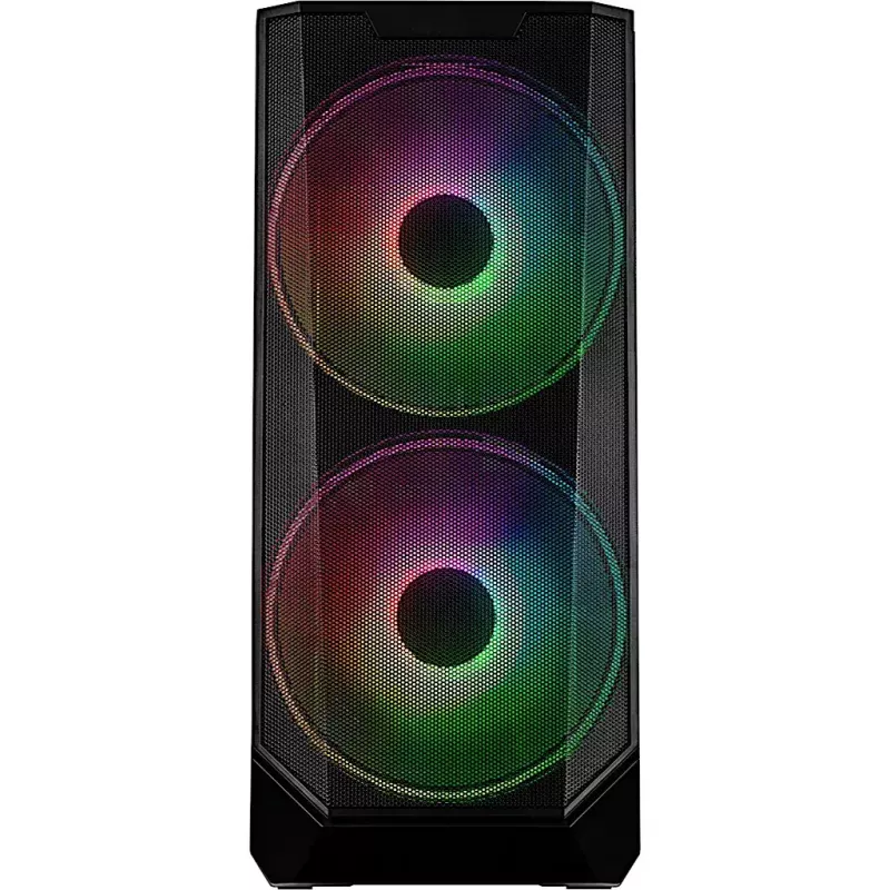 Korpuss Inter-Tech IT-3503 Airstream Tower Melns
