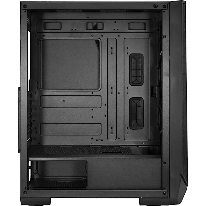 Korpuss Inter-Tech IT-3503 Airstream Tower Melns