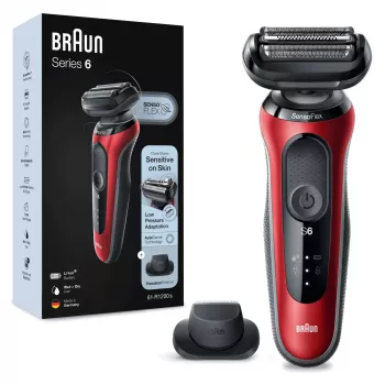 Folijnieks Braun Series 6 61-R1200s SensoFlex SensoFoil Melns Sarkans