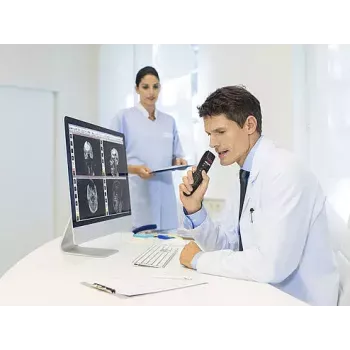 Philips SpeechMike Premium Air SMP4000 bezvadu diktofons, melns/pelēks/metālisks/perlamutra