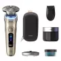 Elektriskais skuveklis Philips i9000 Prestige Ultra XP9403 — 3 rotējošas galviņas, SkinIQ Pro, slapjā/sausā skūšana, akumulators, tīrīšanas stacija, zelts
