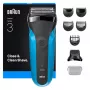 Braun Series 3 310BT folijnieks ar trimmeri, melns, zils