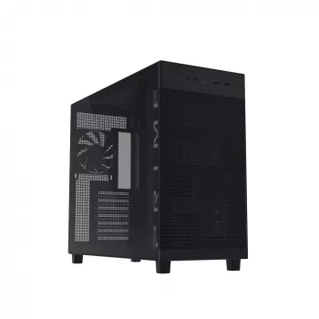 ASUS PRIME AP303 TG Black korpuss, PC, Melns, micro ATX, Mini-ITX, ATX, 16.5 cm, 36 cm, 18 cm