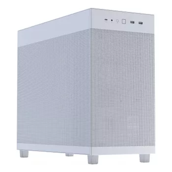 PC korpuss ASUS PRIME AP303 Mesh Midi Tower Balts — ATX/Micro ATX/Mini-ITX, GPU līdz 36 cm, PSU līdz 18 cm, CPU dzesētāja augstums 16,5 cm