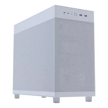 PC korpuss ASUS PRIME AP303 Mesh Midi Tower Balts — ATX/Micro ATX/Mini-ITX, GPU līdz 36 cm, PSU līdz 18 cm, CPU dzesētāja augstums 16,5 cm