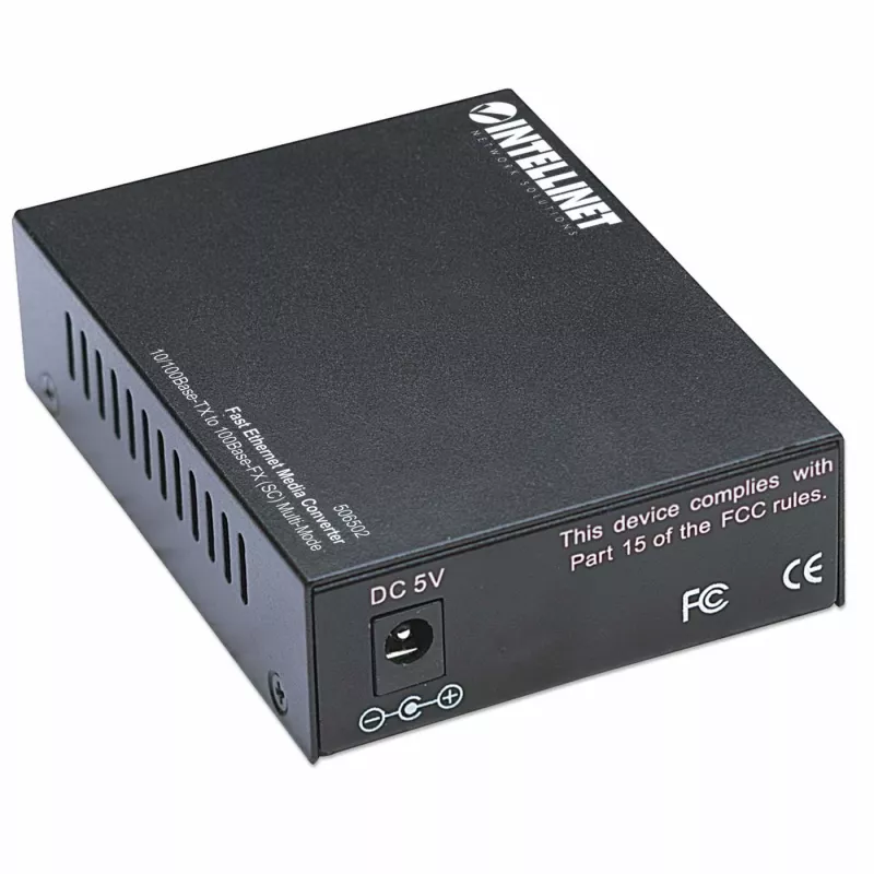 Intellinet Fast Ethernet mediju pārveidotājs, 10/100Base-Tx uz 100Base-Fx (SC) vairākrežīms, 2 km