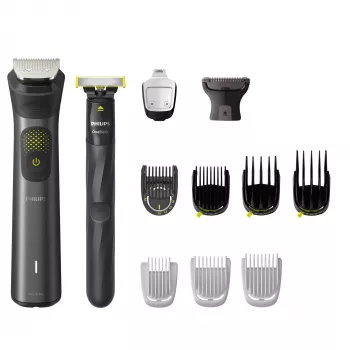 Philips matu griezējs MG9540/15 — 0,2–20 mm, 120 min darbība, iebūvēts Li-Ion, slapjš/sauss, iekļauts OneBlade