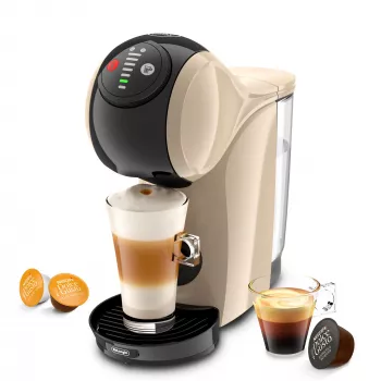 Kapsulu kafijas automāts De’Longhi Genio S — 0,8 L ūdens tvertne, 15 bāri, taupe