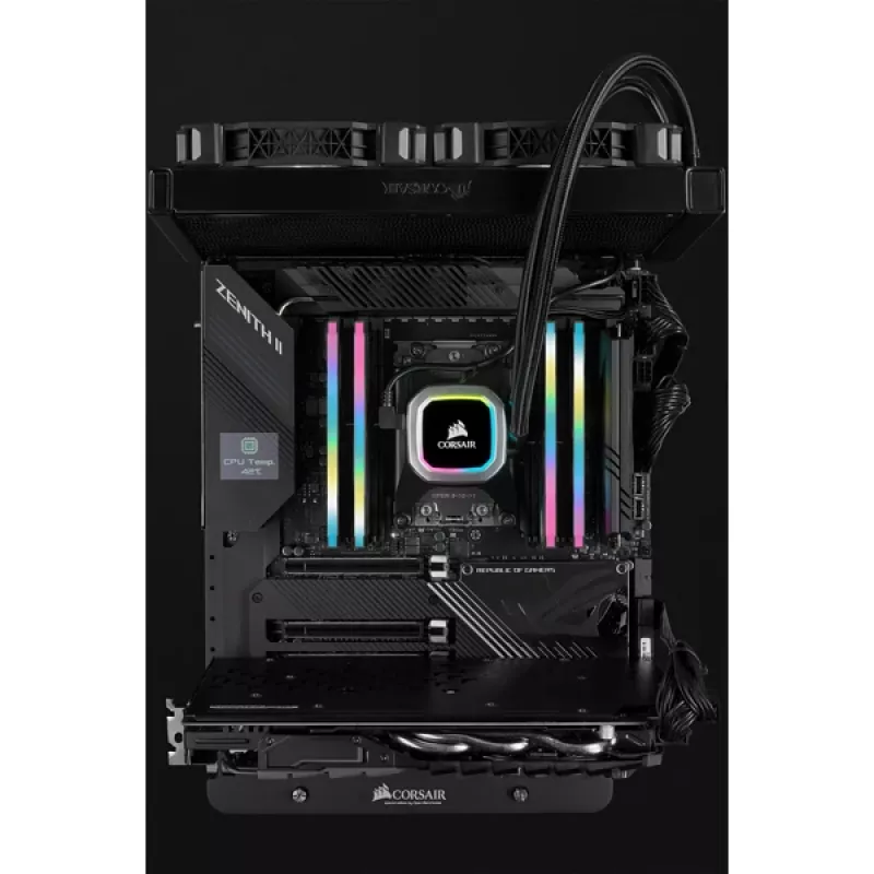 CORSAIR Vengeance RGB Pro 32GB DDR4 3200MHz CL16 (2x16GB) atmiņas komplekts, melns