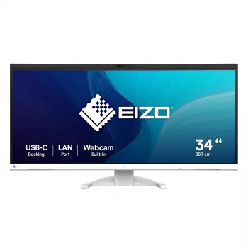 EIZO FlexScan EV3450XC-WT datora monitors 86,6 cm (34,1 collas) 3440 x 1440 pikseļi UltraWide Quad HD balts