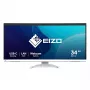 EIZO FlexScan EV3450XC-WT datora monitors 86,6 cm (34,1 collas) 3440 x 1440 pikseļi UltraWide Quad HD balts