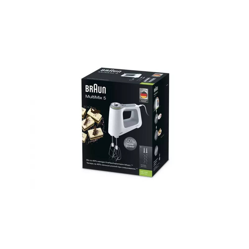 Braun HM5100 Multimix 5 rokas mikseris 750 W pelēks, balts