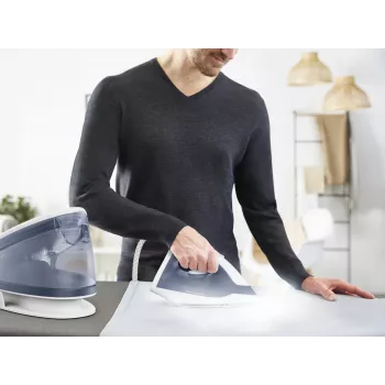 Tefal Express Optimal SV4110 2200 W 1.2 L Keramikas Express Glide gludeklis, zils, balts