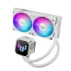 Šķidruma dzesēšanas sistēma ASUS TUF GAMING LC III 240 ARGB WHT – 240 mm radiators, 2x 120 mm ventilatori, PWM, balta