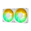 Šķidruma dzesēšanas sistēma ASUS TUF GAMING LC III 240 ARGB WHT – 240 mm radiators, 2x 120 mm ventilatori, PWM, balta
