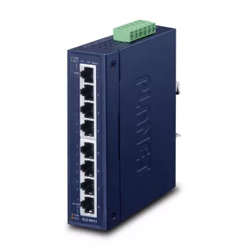 PLANET IGS-801T IP30 8-portu industriālais Gigabit slēdzis