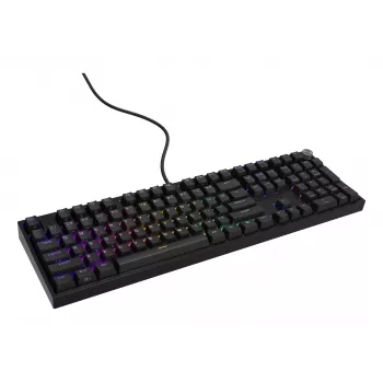 Mehāniskā tastatūra Genesis THOR 404 — pilnizmēra 100% USB QWERTY angļu, melna, RGB