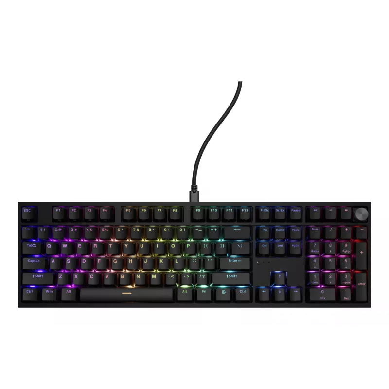Mehāniskā tastatūra Genesis THOR 404 — pilnizmēra 100% USB QWERTY angļu, melna, RGB