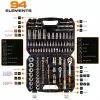 Uzgriežņu atslēgu komplekts NEO Tools 10-062, 1/2 collas piedziņa, 10 gabali