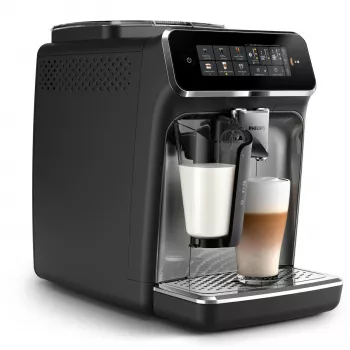 Kafijas automāts Philips EP3349/70 – pilnībā automātisks, 15 bāri, 275 g pupiņu tvertne, keramikas dzirnaviņas, piena tvertne
