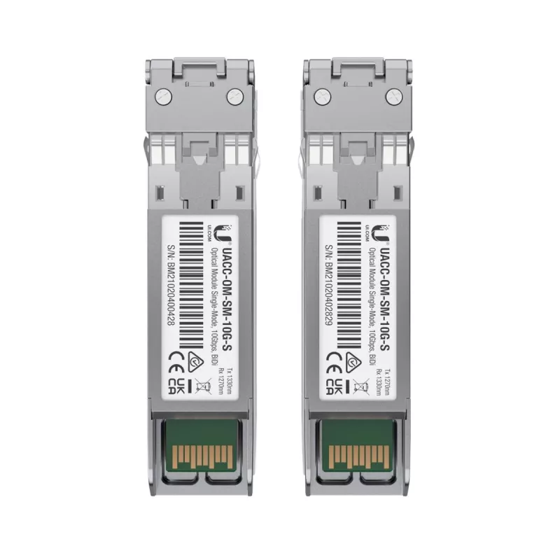 Ubiquiti UACC-OM-SM-1G-S-20 1G BiDi vienmodas SFP moduļu komplekts, LC, 3 km, 20 gab.