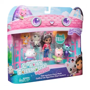 Spin Master Gabby's Dollhouse: Filma – Cat-venture Crew figūriņu komplekts, no 3 gadiem