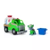 Spin Master PAW Patrol Rocky Rescue Fire Tanker rotaļu ugunsdzēsēju mašīna ar Rocky figūriņu un satveršanas ķepu, 3+ gadi