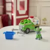 Spin Master PAW Patrol Rocky Rescue Fire Tanker rotaļu ugunsdzēsēju mašīna ar Rocky figūriņu un satveršanas ķepu, 3+ gadi