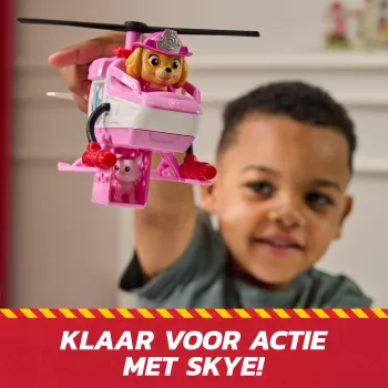 PAW Patrol Fire Rescue: Skye glābšanas helikopters ar figūriņu, kaķu draugu un rotaļu helikopteru, bērnu rotaļlietas zēniem un meitenēm no 3 gadu vecuma