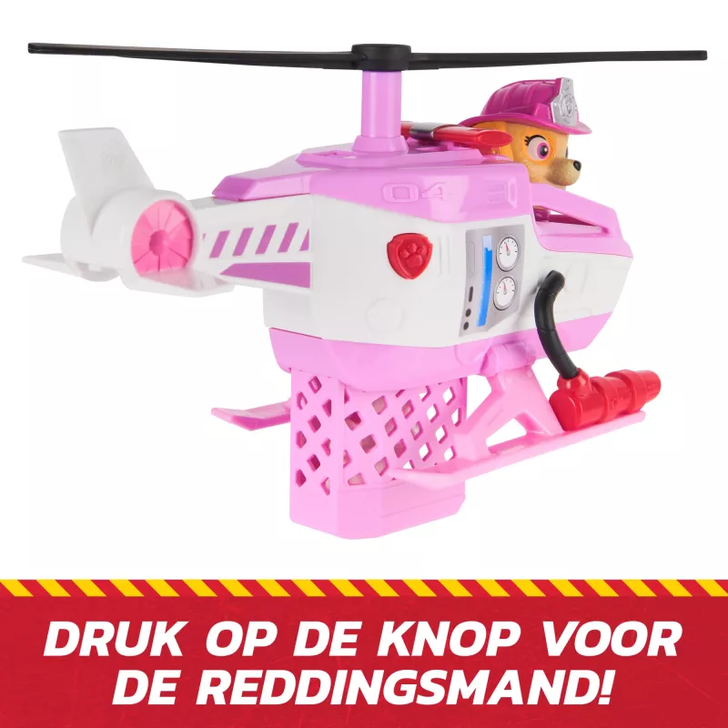PAW Patrol Fire Rescue: Skye glābšanas helikopters ar figūriņu, kaķu draugu un rotaļu helikopteru, bērnu rotaļlietas zēniem un meitenēm no 3 gadu vecuma
