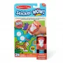 Melissa & Doug Sticker WOW! 24 lappušu aktivitāšu bloks un uzlīmju zīmogs, 300 uzlīmes, mākslas un rokdarbu fidget rotaļlieta, kolekcionējams tēls – Tīģeris - FSC sertificēts