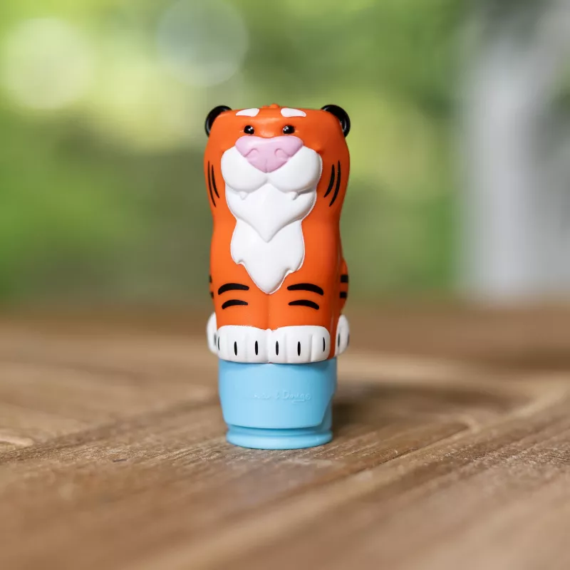 Melissa & Doug Sticker WOW! 24 lappušu aktivitāšu bloks un uzlīmju zīmogs, 300 uzlīmes, mākslas un rokdarbu fidget rotaļlieta, kolekcionējams tēls – Tīģeris - FSC sertificēts