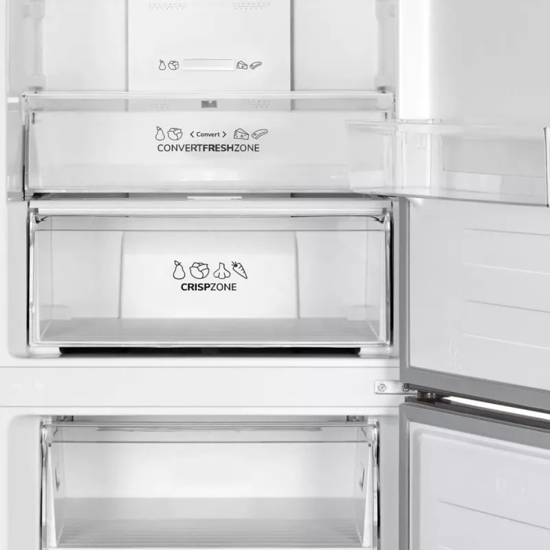 Gorenje Kombinētais ledusskapis NRK619CAXL4 SI, 304 L, SN-N, 6 kg/24h, C, Fresh zone nodalījums, Pelēks