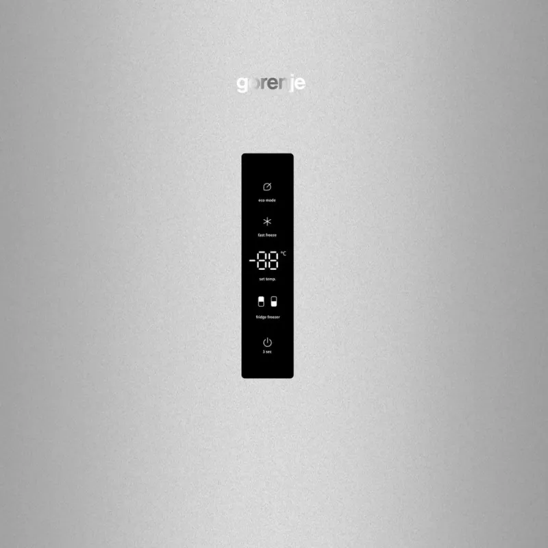 Gorenje Kombinētais ledusskapis NRK619CAXL4 SI, 304 L, SN-N, 6 kg/24h, C, Fresh zone nodalījums, Pelēks
