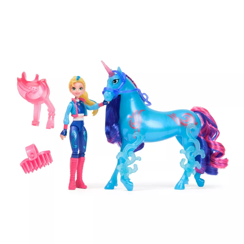 Spin Master Unicorn Academy Isabel lelle ar īstām krēpēm un asti un suku