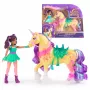 Mini leļļu komplekts Usorteret Unicorn Academy Ava & Leaf Power of Friendship ar caurspīdīgiem segliem un 2 aksesuāriem, 168 mm, plastmasa