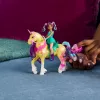 Spin Master Unicorn Academy figūriņu komplekts: Ava un vienradzis Leaf ar īstām krēpēm, asti un suku, no 4 gadiem